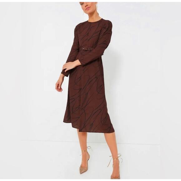 TUCKERNUCK Chocolate Twombly Bex Dress NWT Size Large - Picture 1 of 6